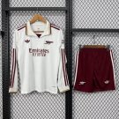 25-26 Arsenal Kids Kit Jersey Third Long Sleeves Soccer Youth Kit Children Arsenal 2025-2026 Jersey