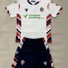 25-26 Bolton Wanderers Kids Kit Jersey Home Soccer Youth Kit Children Bolton Wanderers 2025-2026