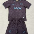 Kids Kit 25-26 Napoli Shirt Jersey Third Soccer Youth Kit Children Napoli 2025-2026 Shirt Jersey New