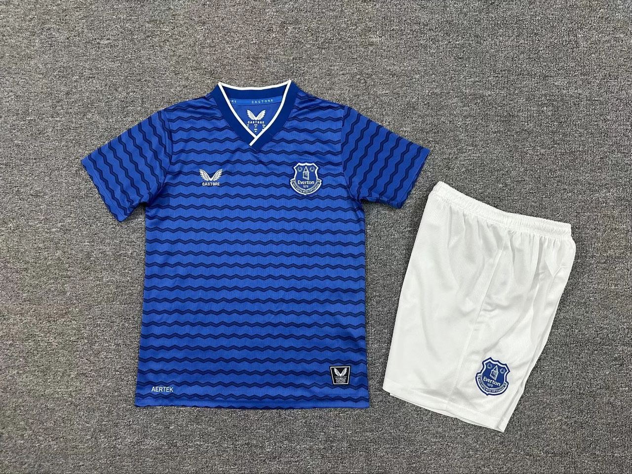25-26 Everton Kids Kit Jersey Home Soccer Youth Kit Children Everton 2025-2026 Jersey New