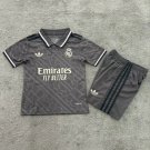 25-26 Real Madrid Kids Kit Jersey Third Soccer Youth Kit Children Real Madrid 2025-2026 Jersey New