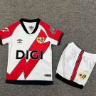 25-26 Vallecano Kids Kit Jersey Home Soccer Youth Kit Children Vallecano 2025-2026 Jersey New