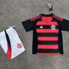25-26 Flamengo Kids Kit Jersey Home Soccer Youth Kit Children Flamengo 2025-2026 Jersey New