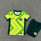 25-26 Australia Kids Kit Jersey Home Soccer Youth Kit Children Australia 2025-2026 Jersey New
