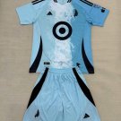 25-26 Minnesota United Kids Kit Jersey Away Soccer Youth Kit Children Minnesota United 2025-2026