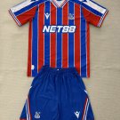 25-26 Crystal Palace Jersey Kids Kit Home Soccer Youth Kit Children Crystal Palace 2025-2026 Jersey