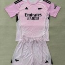 25-26 Arsenal Kids Kit Jersey Goalkeeper Pink Soccer Youth Kit Children Arsenal 2025-2026 Jersey New