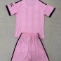 25-26 Manchester United Kids Kit Jersey Goalkeeper Pink Soccer Youth Children Man United 2025-2026