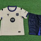 25-26 Barcelona Kids Kit Shirt Jersey Away Pink Soccer Youth Kit Children Barcelona 2025-2026