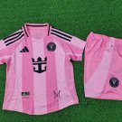 25-26 Inter Miami Kids Kit Jersey Home Soccer Youth Kit Children Inter Miami 2025-2026 Jersey New