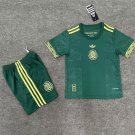 25-26 Mexico Kids Kit Jersey Gold Cup Green Soccer Youth Kit Children Mexico 2025-2026 Jersey New