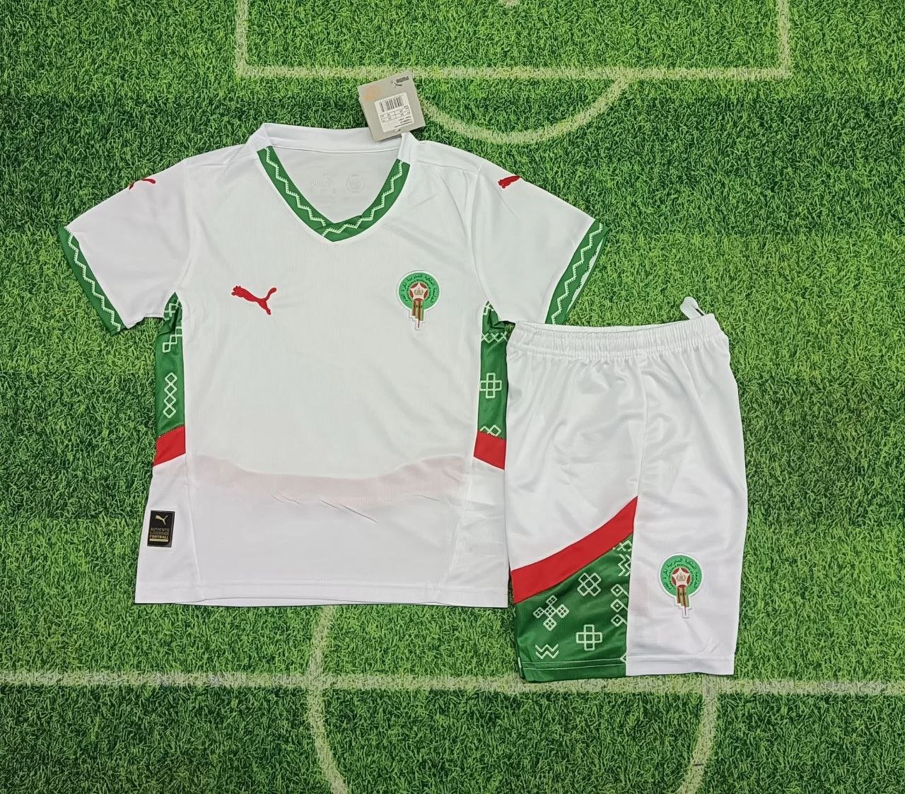 25-26 Morocco Kids Kit Jersey Away Soccer Youth Kit Children Morocco 2025-2026 Jersey New