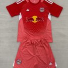 25-26 New York Red Bulls Kids Kit Jersey Goalkeeper Soccer Youth Kit Children New York Red Bulls