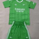 25-26 Arsenal Kids Kit Jersey Goalkeeper Soccer Youth Kit Children Arsenal 2025-2026 Jersey New