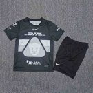 25-26 Pumas Kids Kit Jersey Goalkeeper Black Soccer Youth Kit Children Pumas 2025-2026 Jersey New