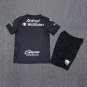 25-26 Pumas Kids Kit Jersey Goalkeeper Black Soccer Youth Kit Children Pumas 2025-2026 Jersey New