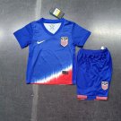 24-25 USA Kids Kit Shirt Jersey Away Soccer Youth Kit Children USA 2025 Shirt Jersey New