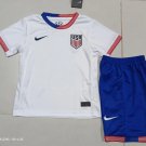 24-25 USA Kids Kit Shirt Jersey Home Soccer Youth Kit Children USA 2025 Shirt Jersey New