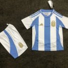 24-25 Argentina Kids Kit Shirt Jersey Home Soccer Youth Kit Children Argentina 2025 Shirt Jersey New