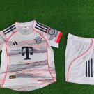 25-26 Bayern Kids Kit Shirt Jersey Away Soccer Youth Kit Children Bayern 2025-2026 Shirt Jersey New