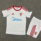 25-26 Sevilla Kids Kit Jersey Home Soccer Youth Kit Children Sevilla 2025-2026 Jersey New