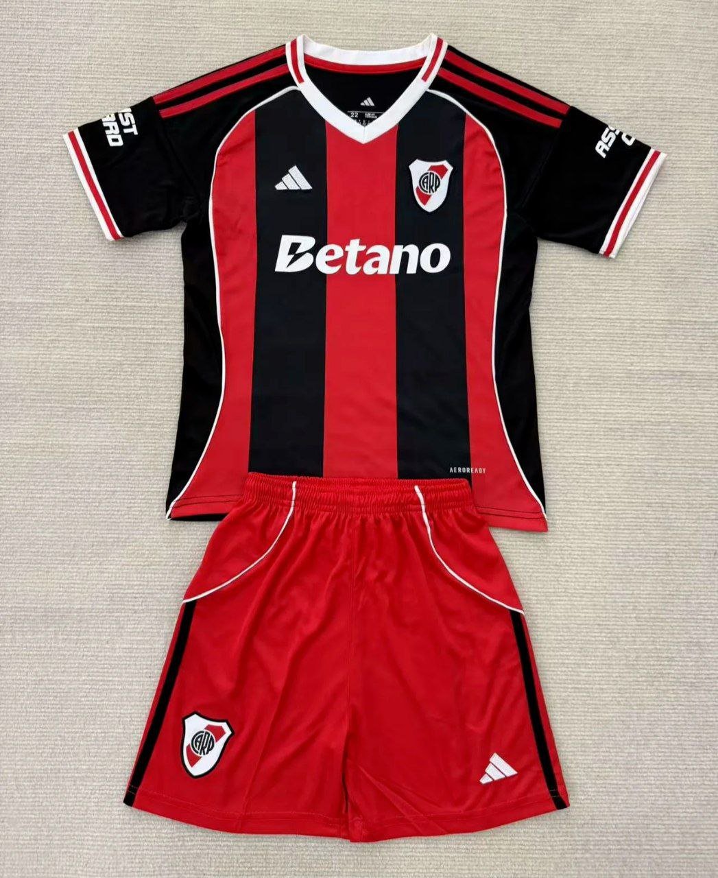 25-26 River plate Kids Kit Jersey Away Soccer Youth Kit Children River plate 2025-2026 Jersey