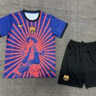 25-26 Barcelona Kids Kit Jersey Special Version Soccer Youth Kit Children Bar 2025-2026 Jersey