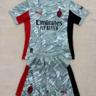 25-26 Ac Milan Kids Kit Jersey Goalkeeper Soccer Youth Kit Children Ac Milan 2025-2026 Jersey New
