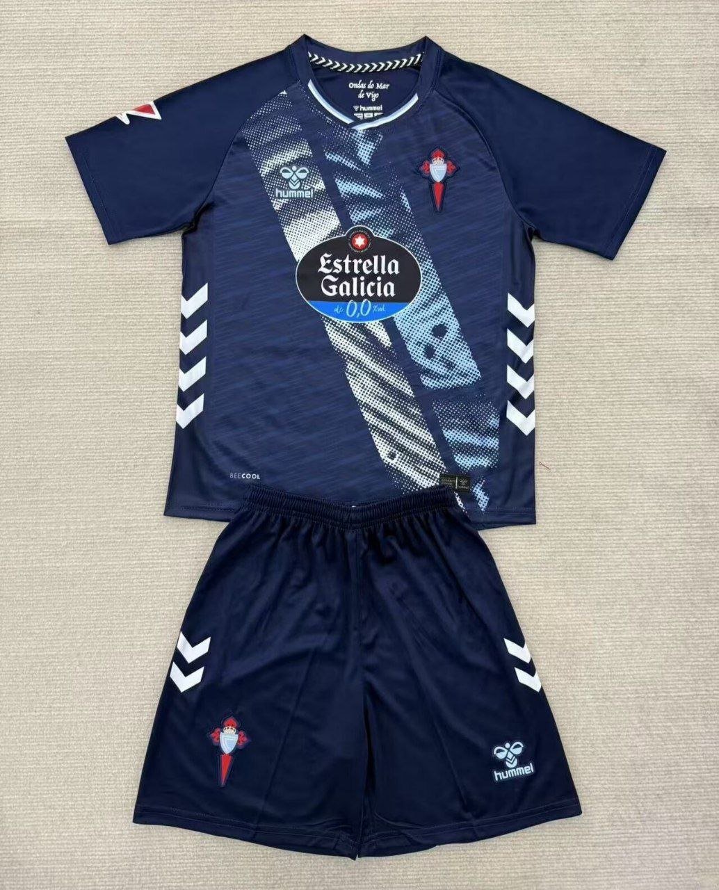 25-26 Kids Kit Real Celta Vigo Jersey Away Soccer Youth Kit Children Celta Vigo 2025-2026 Jersey