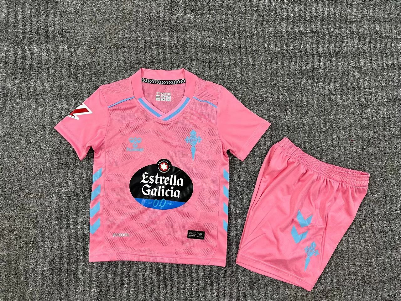 25-26 Kids Kit Real Celta Vigo Jersey Third Soccer Youth Kit Children Celta Vigo 2025-2026 Jersey
