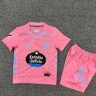 25-26 Kids Kit Real Celta Vigo Jersey Third Soccer Youth Kit Children Celta Vigo 2025-2026 Jersey