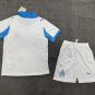 25-26 Marseille Kids Kit Jersey Home Soccer Youth Kit Children Marseille 2025-2026 Jersey