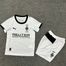 25-26 Mönchengladbach Kids Kit Jersey Home Soccer Youth Kit Children Mönchengladbach 2025-2026