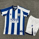 25-26 West Bromwich Albion Kids Kit Jersey Home Soccer Youth Kit Children 25-26 West Bromwich Albion