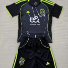 25-26 Al Ahly SC Kids Kit Jersey Away Soccer Youth Kit Children Al Ahly SC 2025-2026 Jersey New