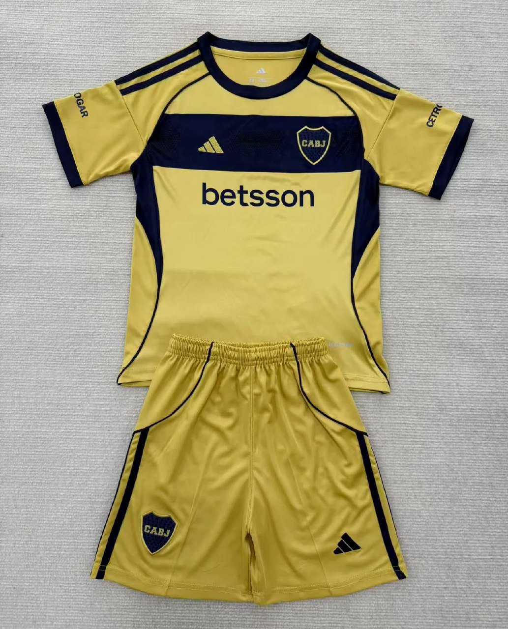 25-26 Boca Juniors Kids Kit Jersey Away Soccer Youth Kit Children Boca Juniors 2025-2026 Jersey