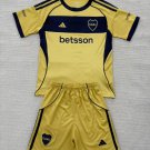 25-26 Boca Juniors Kids Kit Jersey Away Soccer Youth Kit Children Boca Juniors 2025-2026 Jersey