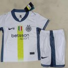 25-26 Inter Milan Kids Kit Jersey Away Soccer Youth Kit Children Inter Milan 2025-2026 Jersey