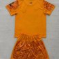 25-26 AC Milan Kids Kit Jersey Goalkeeper Orange Soccer Youth Kit Children AC Milan 2025-2026 Jersey