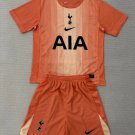 25-26 Tottenham Kids Kit Jersey Orange Goalkeeper Soccer Youth Kit Children Tottenham 2025-2026