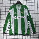 25-26 Shirt Jersey Real Betis Home Long Sleeves Soccer