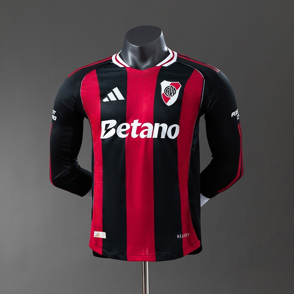 25-25 River Plate Jersey Away Long Sleeve Soccer Men's Shirt River Plate Jersey 2025-2026
