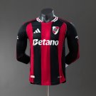 25-25 River Plate Jersey Away Long Sleeve Soccer Men's Shirt River Plate Jersey 2025-2026