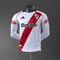 25-25 River Plate Jersey Home Long Sleeve Soccer Men's Shirt River Plate Jersey 2025-2026