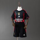25-26 Training Benfica Kids Kit Jersey Black Soccer Youth Kit Children Benfica 2025-2026 Jersey
