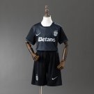 25-26 Sporting Lisbon Kids Kit Shirt Jersey Away Soccer Youth Kit Children Sporting Lisbon 2025-2026