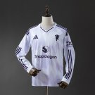 25-25 Manchester United Shirt Jersey Away Long Sleeve Soccer Men's Shirt M-U Shirt Jersey 2025-2026