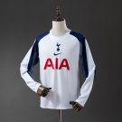25-25 Tottenham Jersey Home Long Sleeve Blue Soccer Men's Shirt Tottenham Jersey 2025-2026