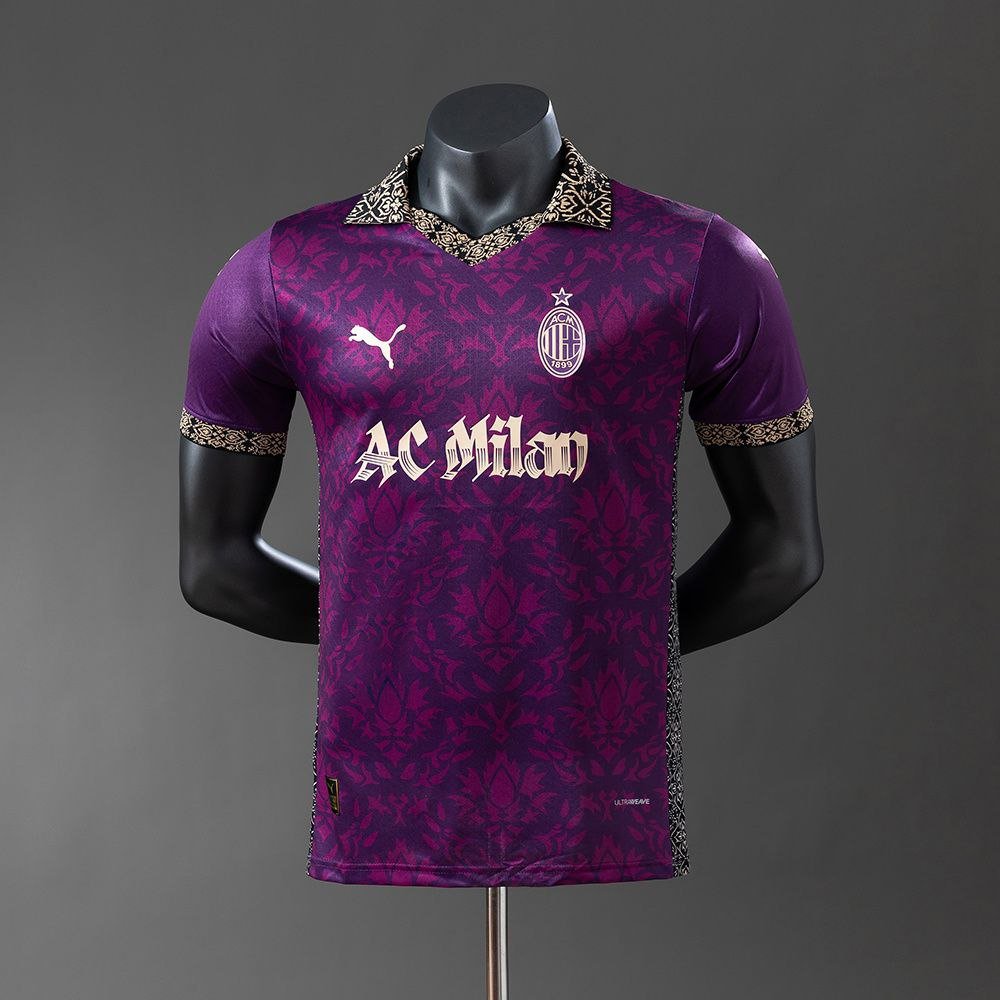 AC Milan 25/26 Player Version Special Edition Purple Shirt Jersey Soccer Shirt