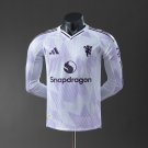 2026 Man City Jersey Away Long Sleeve Soccer Men's Shirt Manchester City Jersey 2025-2026